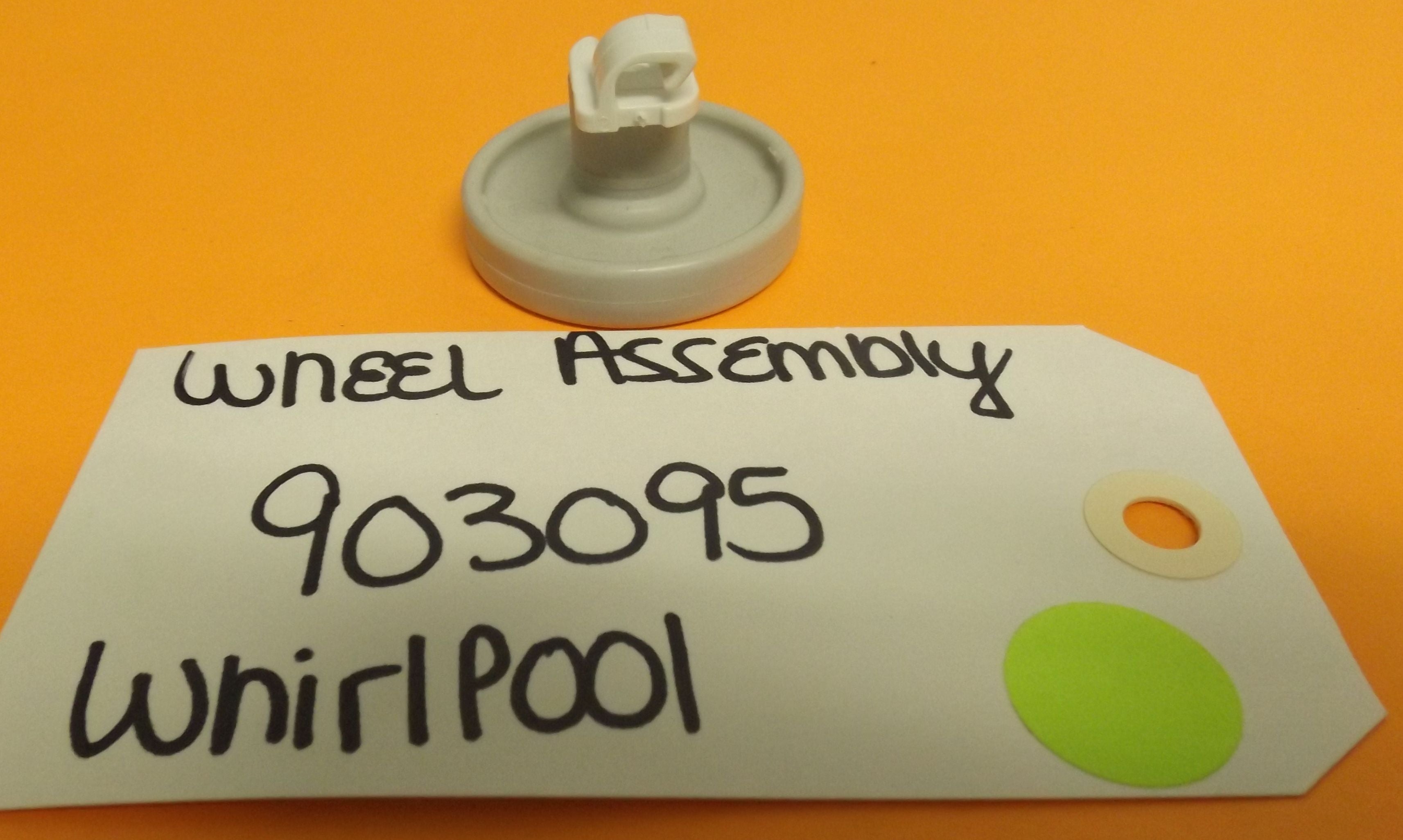 WHIRLPOOL DISHWASHER 903095 WHEEL ASSEMBLY (NEW) WHIRLPOOL DISHWASHER 903095 WHEEL ASSEMBLY (NEW)